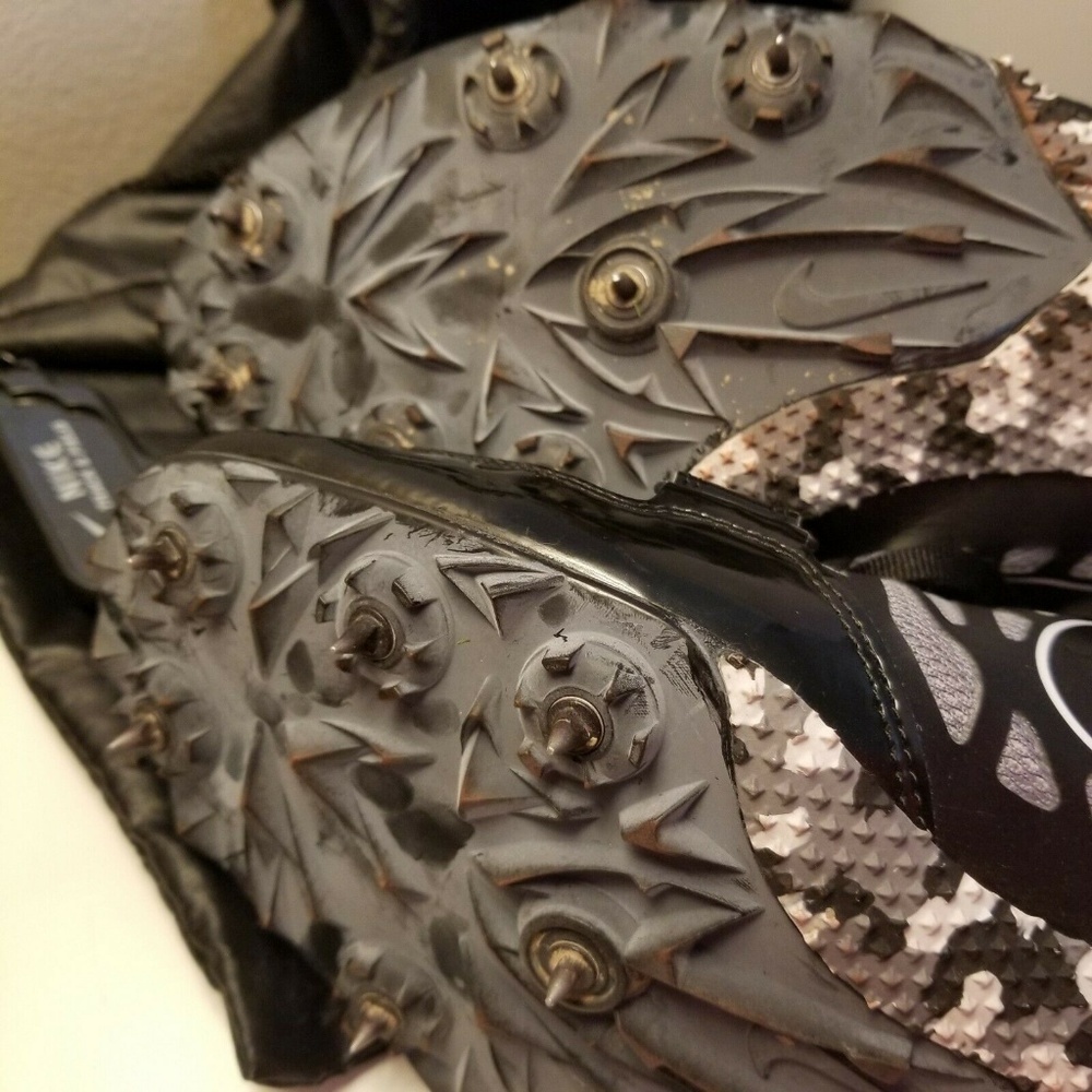 Nike Zoom Black Racing Shoes With Spikes Tool Bag - Picture 8 of 8